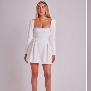 Odd muse white Pearl dress
